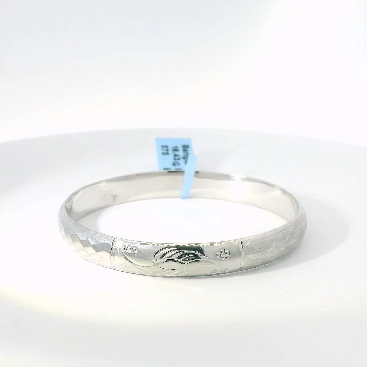 Buy P17983 - PT999 Bangle 16.43G from Bangles 手镯, Platinum 足铂金