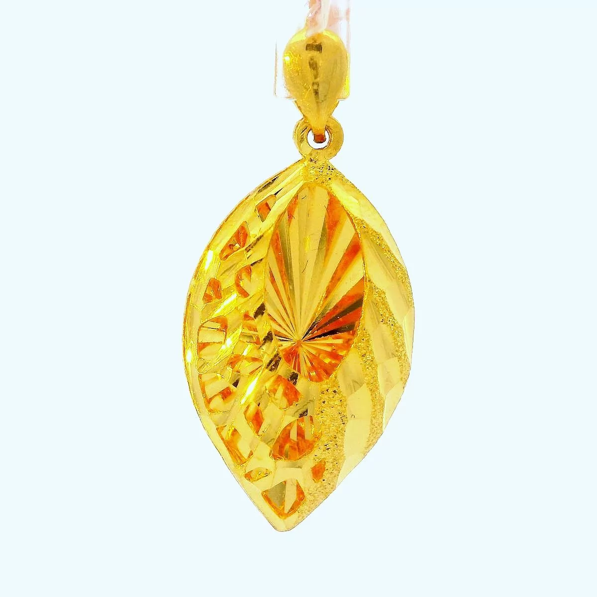 アクセサリー 24kcat 24K Fancy Leaf Pendant - Z005608 | Free & Fast Shipping