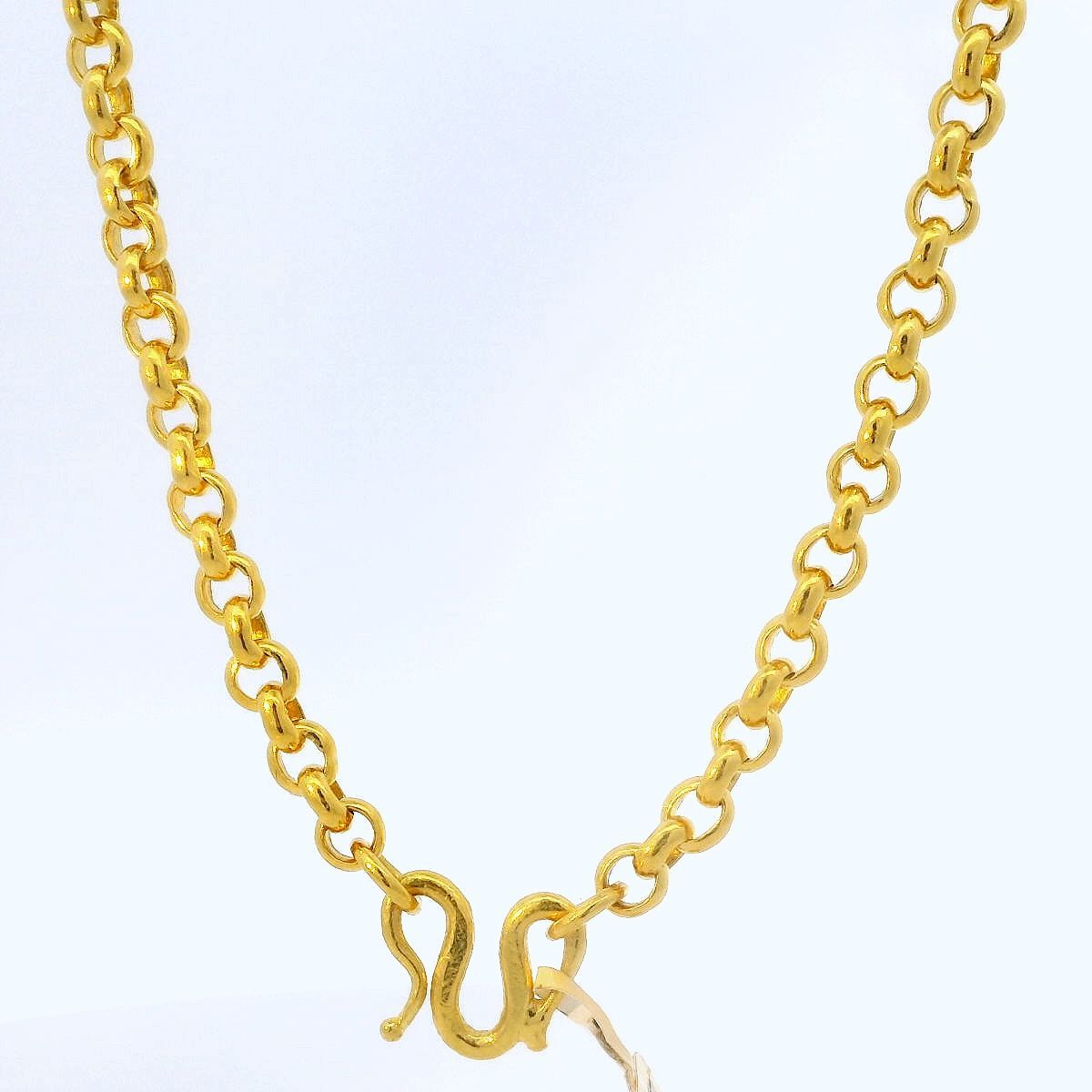 24K Fancy Link Chain - Z017967 | Free & Fast Shipping