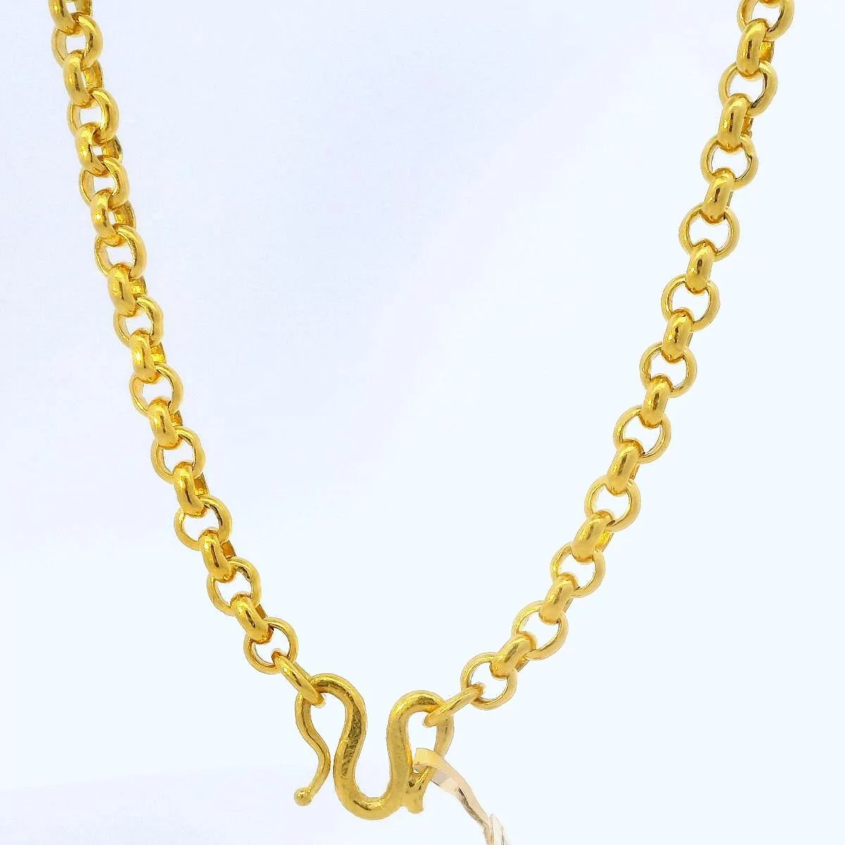 24K Fancy Link Chain - Z017967 | Free & Fast Shipping