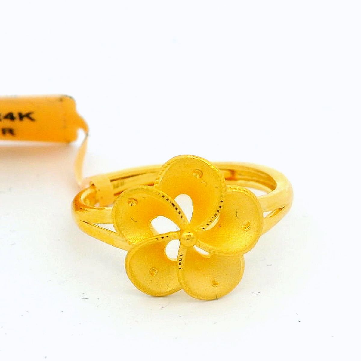 24K Flower Ring - Z023418 - Free & Fast Shipping