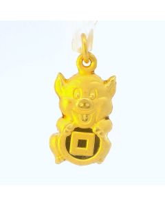 24K Cow Cartoon Pendant - Z005958 | Free & Fast Shipping