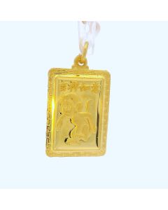 24K Snake Cartoon Pendant - Z023781 - Free & Fast Shipping