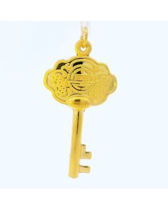 24K Rectangle Panda Maxi Pendant - Z024567 - Free & Fast