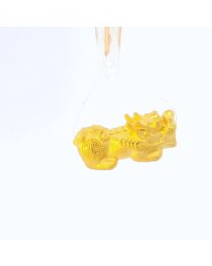 チェンユ 様24金刻印あり　ネックレスチャーム 24k Pixiu Coin Charm - Z022466 | Free & Fast Shipping
