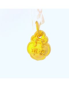 金　24k 24金 ネックレス トップ 純金 鍛造 ダイヤモンド 0.13ct メンズ