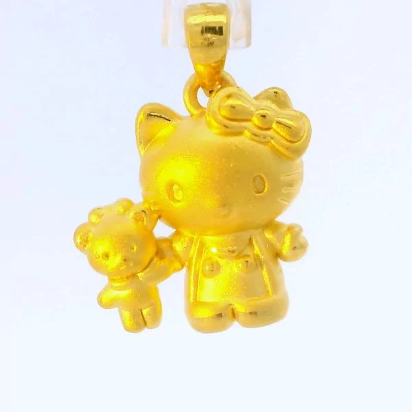 24K Hello Kitty Pendant - Z013047 | Free & Fast Shipping