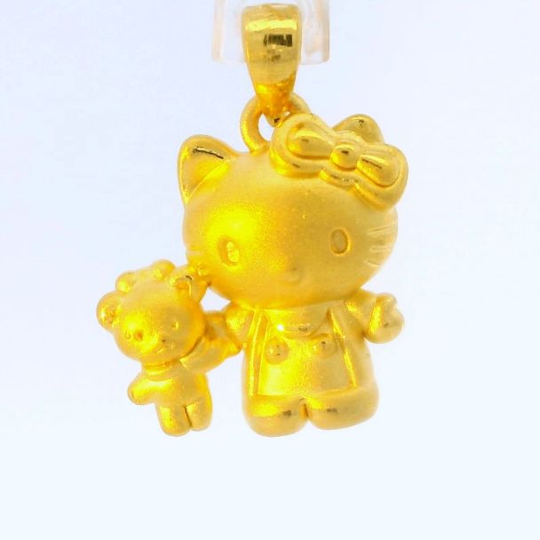 24K Hello Kitty Pendant - Z013047 | Free & Fast Shipping