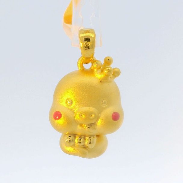 24K Snake Cartoon Pendant - Z023781 - Free & Fast Shipping